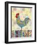 Rooster on a Fence II-Ingrid Blixt-Framed Art Print