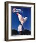 "Rooster on Mailbox," Country Gentleman Cover, May 1, 1941-null-Framed Giclee Print