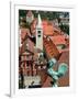 Rooster on Saint Vitus's Cathedral, Prague Castle, Czech Republic-David Barnes-Framed Photographic Print