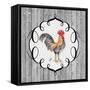 Rooster on the Roost I-Andi Metz-Framed Stretched Canvas