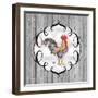 Rooster on the Roost I-Andi Metz-Framed Art Print