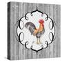 Rooster on the Roost I-Andi Metz-Stretched Canvas