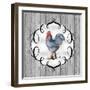 Rooster on the Roost II-Andi Metz-Framed Art Print