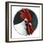 Rooster Photograph-C.R. Patterson-Framed Premium Giclee Print