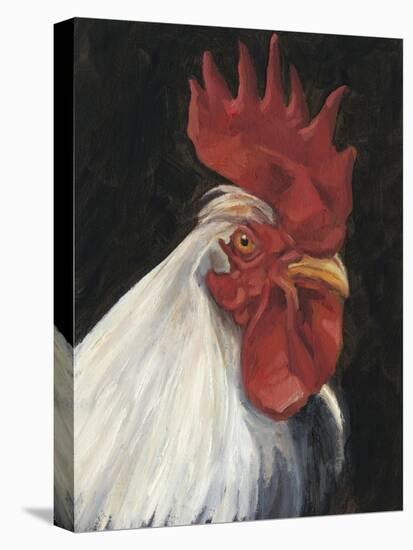 Rooster Portrait I-null-Stretched Canvas