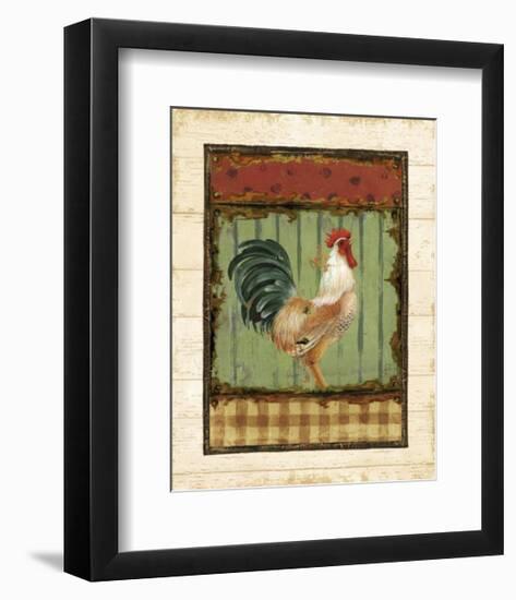 Rooster Portraits I-Daphne Brissonnet-Framed Giclee Print