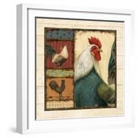 Rooster Portraits I-Daphné B.-Framed Giclee Print