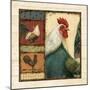 Rooster Portraits I-Daphné B.-Mounted Giclee Print