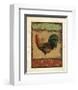 Rooster Portraits II-Daphne Brissonnet-Framed Giclee Print