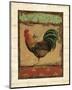 Rooster Portraits II-Daphne Brissonnet-Mounted Giclee Print