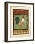 Rooster Portraits III-Daphné B.-Framed Giclee Print