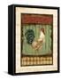 Rooster Portraits III-Daphné B.-Framed Stretched Canvas