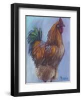 Rooster Red-Marnie Bourque-Framed Premium Giclee Print