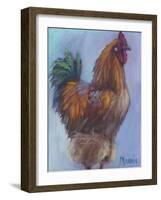 Rooster Red-Marnie Bourque-Framed Giclee Print