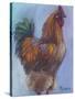 Rooster Red-Marnie Bourque-Stretched Canvas