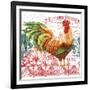 Rooster Set-0f 3-A-Jean Plout-Framed Giclee Print