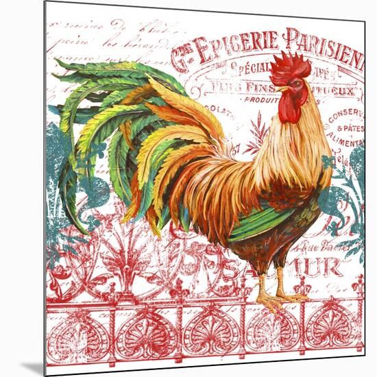 Rooster Set-0f 3-A-Jean Plout-Mounted Giclee Print