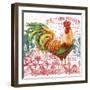 Rooster Set-0f 3-A-Jean Plout-Framed Giclee Print