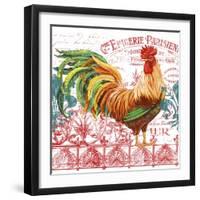 Rooster Set-0f 3-A-Jean Plout-Framed Giclee Print