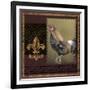 Rooster Ware Burgundy I-Kory Fluckiger-Framed Giclee Print