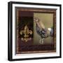 Rooster Ware Burgundy I-Kory Fluckiger-Framed Giclee Print