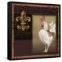 Rooster Ware Burgundy III-Kory Fluckiger-Framed Stretched Canvas