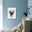 Rooster with Loudhailer-Fab Funky-Art Print displayed on a wall