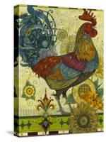 Rooster-David Galchutt-Stretched Canvas