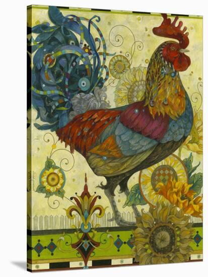 Rooster-David Galchutt-Stretched Canvas