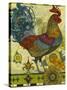 Rooster-David Galchutt-Stretched Canvas