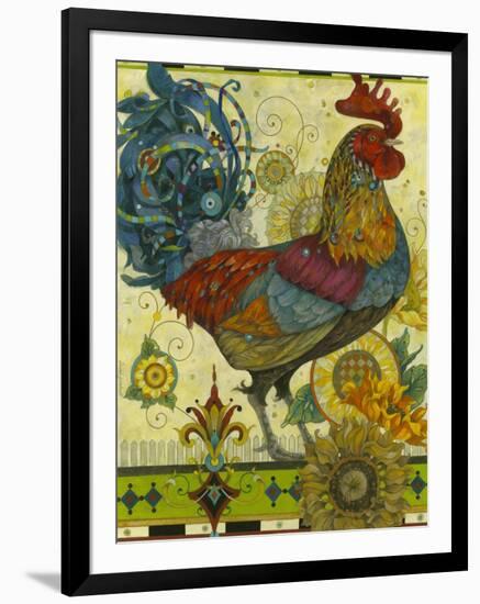 Rooster-David Galchutt-Framed Giclee Print