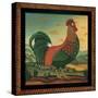 Rooster-Diane Pedersen-Stretched Canvas