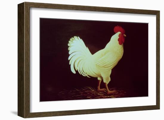 Rooster-Dory Coffee-Framed Giclee Print