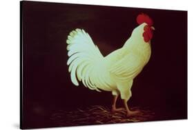 Rooster-Dory Coffee-Stretched Canvas