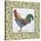 Rooster-Lisa Audit-Stretched Canvas