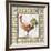 Rooster-Lisa Audit-Framed Giclee Print