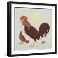 Rooster-Teofilo Olivieri-Framed Premium Giclee Print