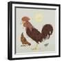 Rooster-Teofilo Olivieri-Framed Premium Giclee Print