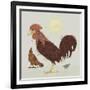 Rooster-Teofilo Olivieri-Framed Giclee Print