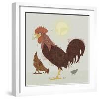 Rooster-Teofilo Olivieri-Framed Giclee Print