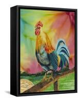 Rooster-Kestrel Michaud-Framed Stretched Canvas