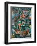 Roosters, 1967-Radi Nedelchev-Framed Giclee Print