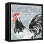 Roosters Call III-Daphne Brissonnet-Framed Stretched Canvas