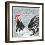 Roosters Call III-Daphne Brissonnet-Framed Art Print