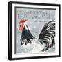 Roosters Call III-Daphne Brissonnet-Framed Art Print