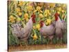 Roosters en Place II-Marcia Matcham-Stretched Canvas