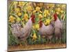 Roosters en Place II-Marcia Matcham-Mounted Art Print