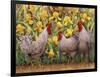 Roosters en Place II-Marcia Matcham-Framed Art Print