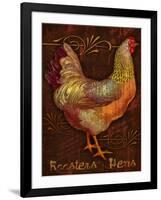 Roosters & Hens-Kate Ward Thacker-Framed Giclee Print