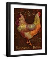 Roosters & Hens-Kate Ward Thacker-Framed Giclee Print